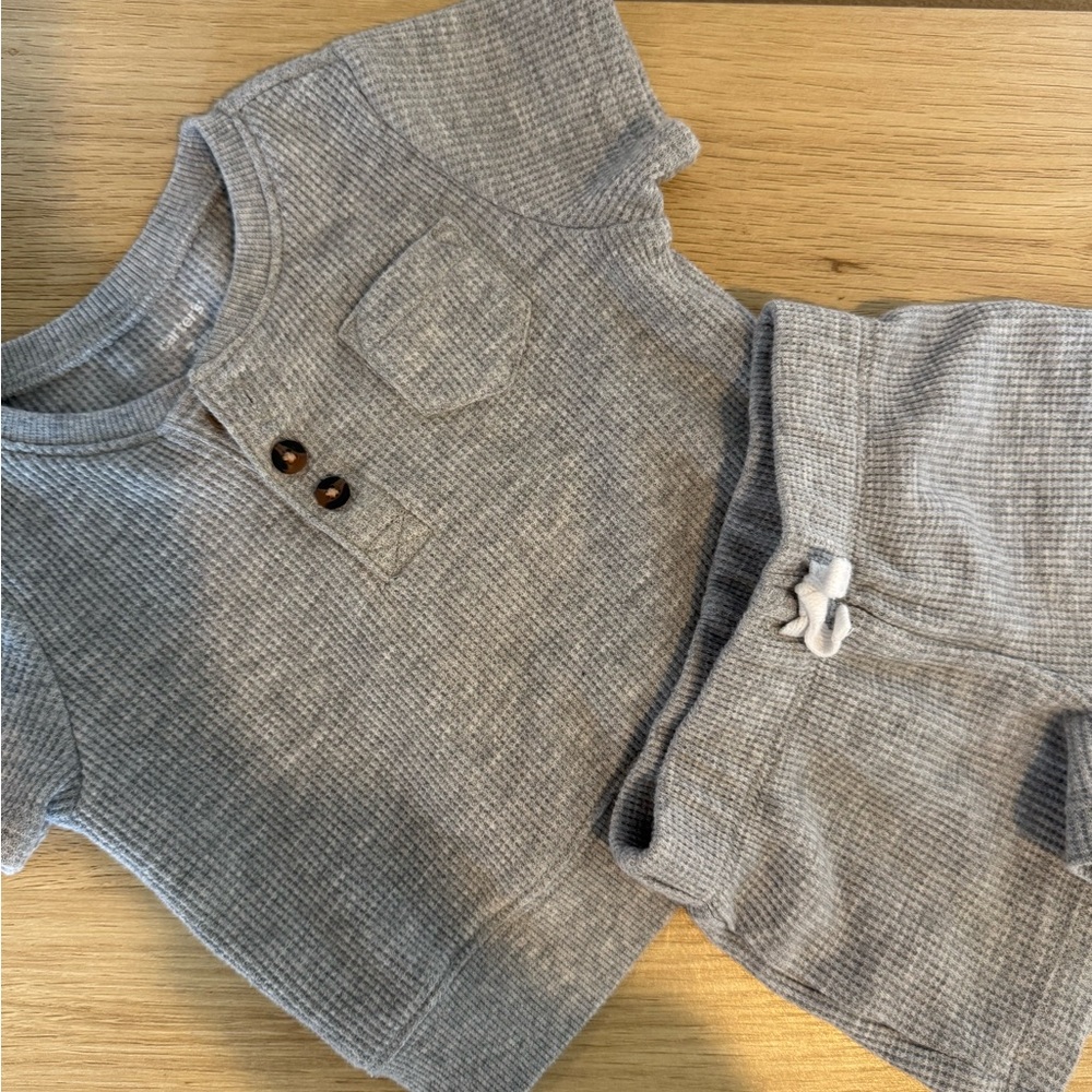 Carter's Gray Kids Matching Set